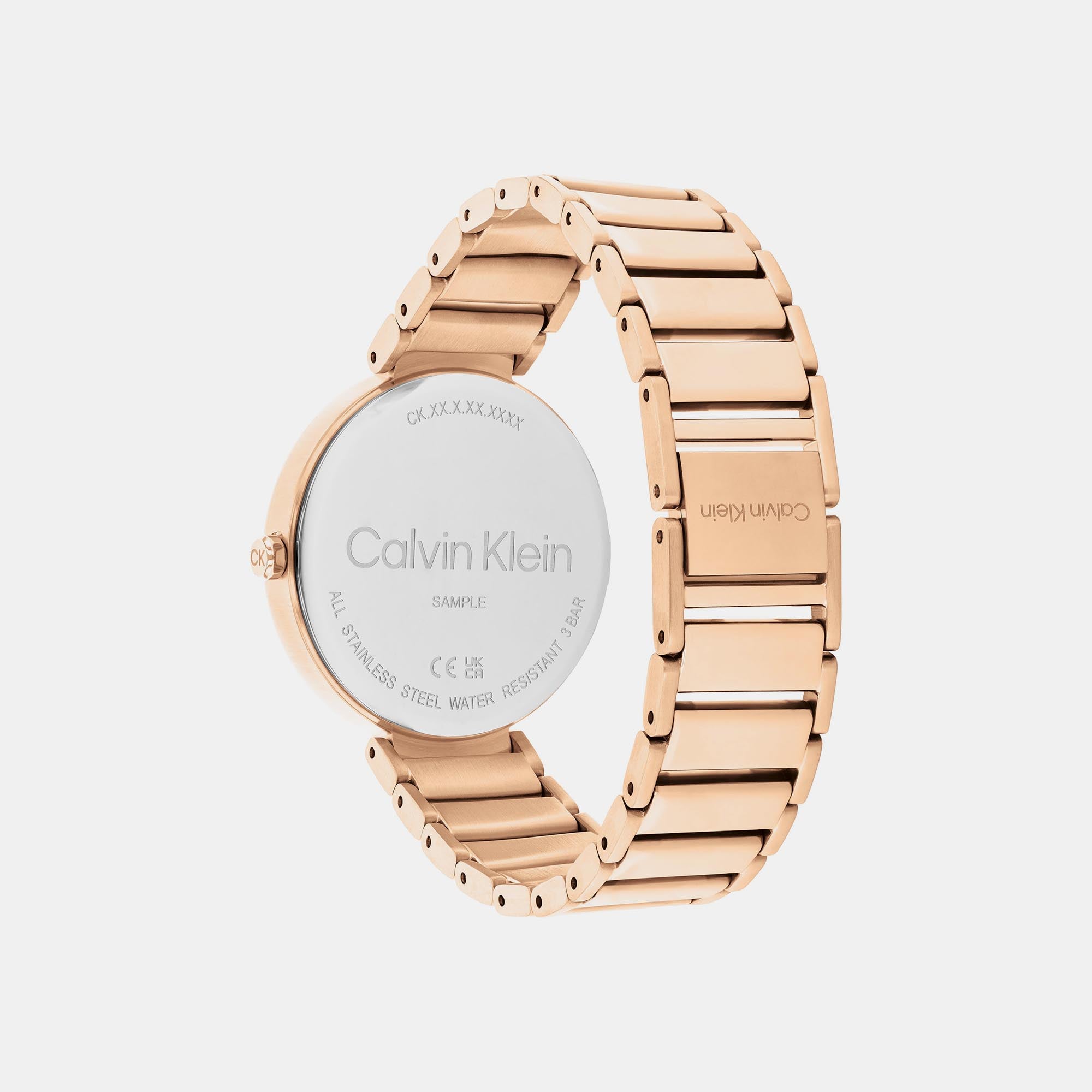 Calvin Klein Women Round Rose Gold watch