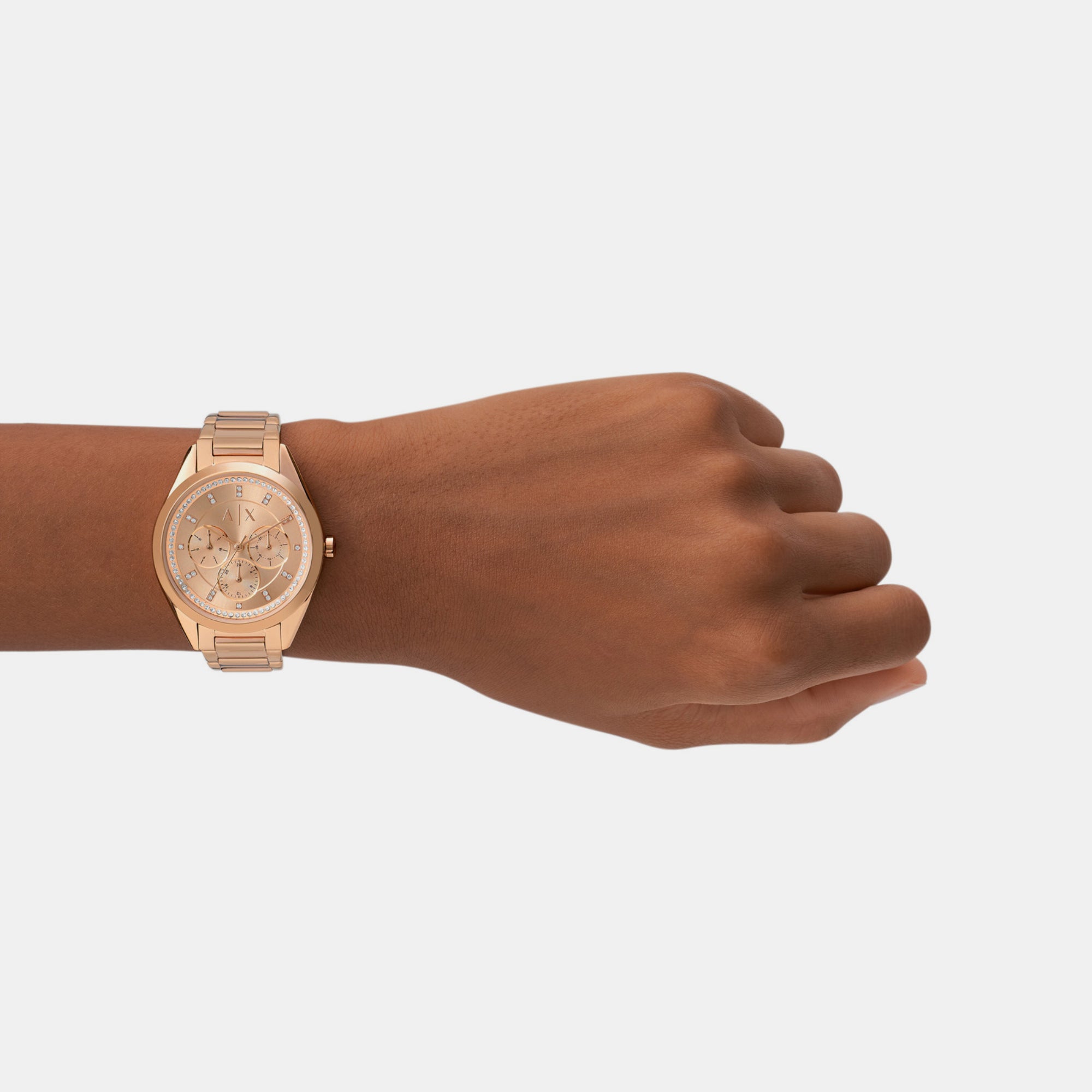 Armani Exchange Stainless Steel Round watch