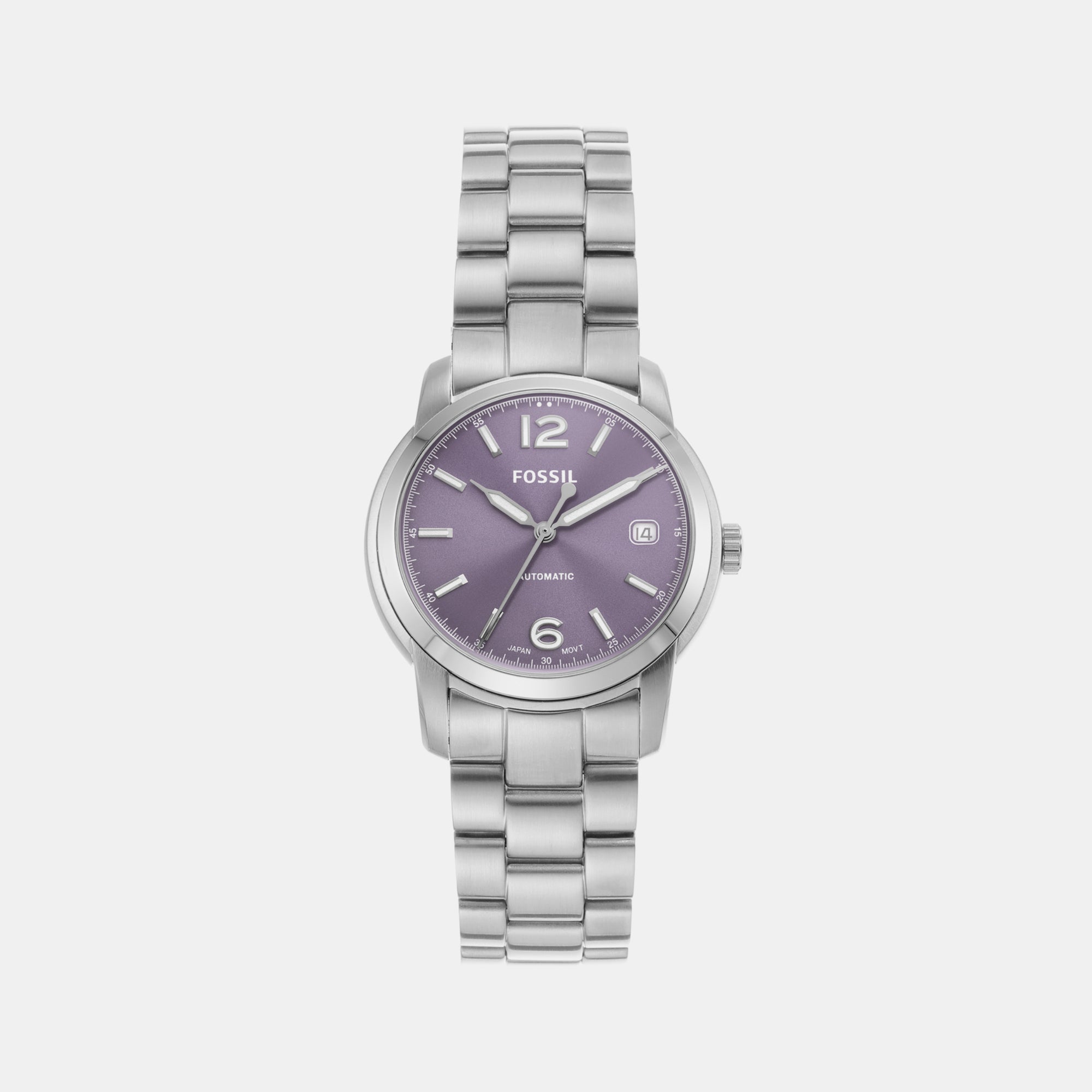 Fossil Round Purple Analog watch