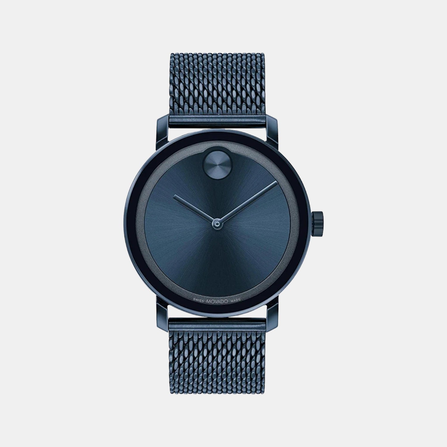 Movado Round Blue Analog watch