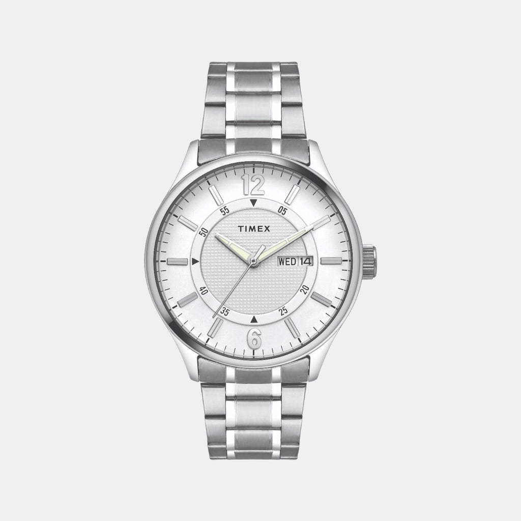 Timex Round White Analog watch