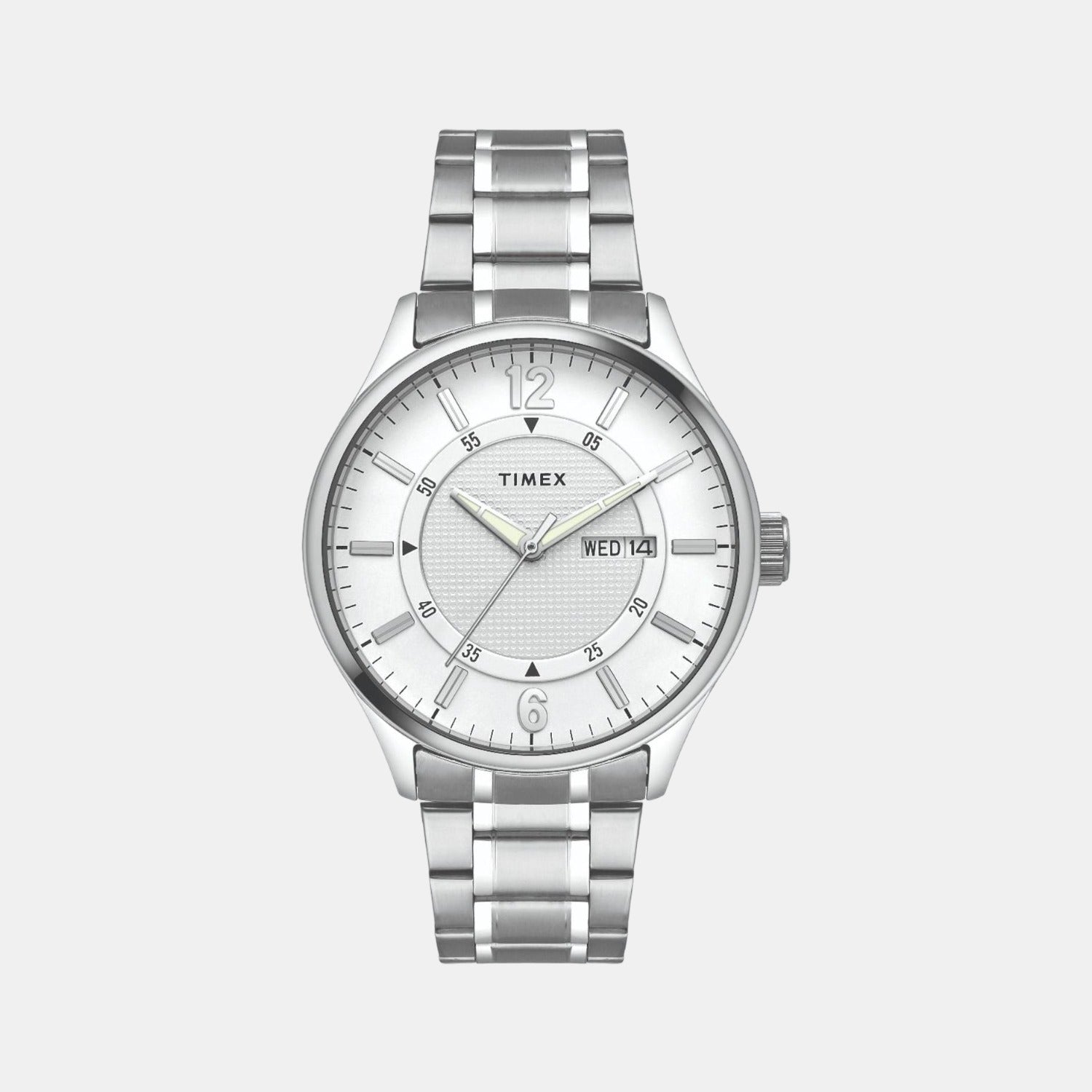 Timex Round White Analog watch