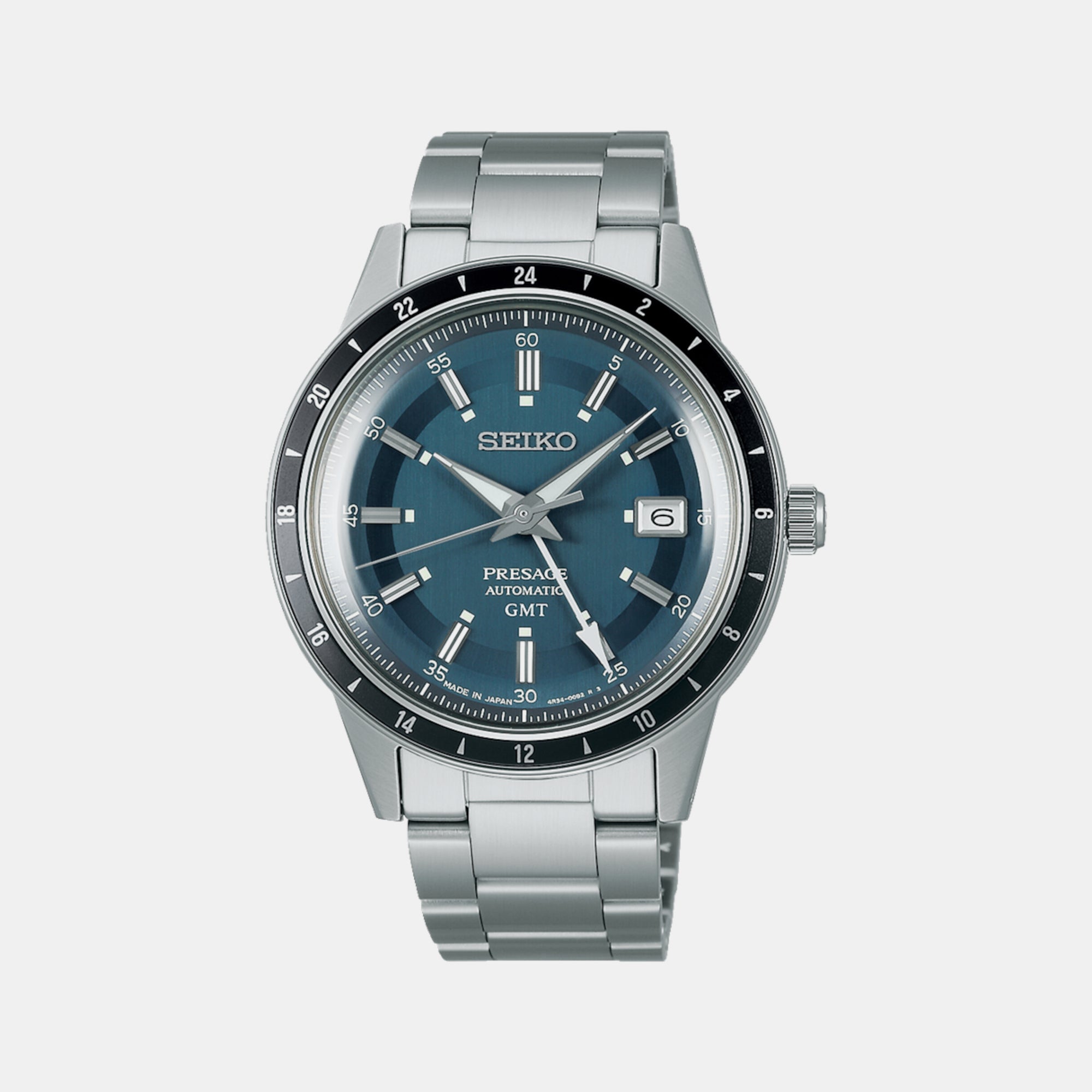 Seiko Round Blue Analog watch