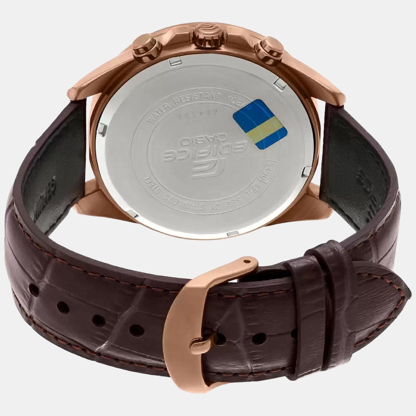 Edifice Men's Chronograph Leather Watch EX358 - EFR-552GL-2AVUDF
