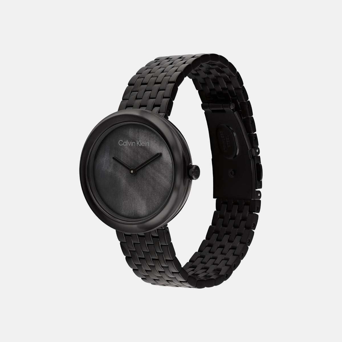 Calvin Klein Women Round Mother Of Pearl watch
