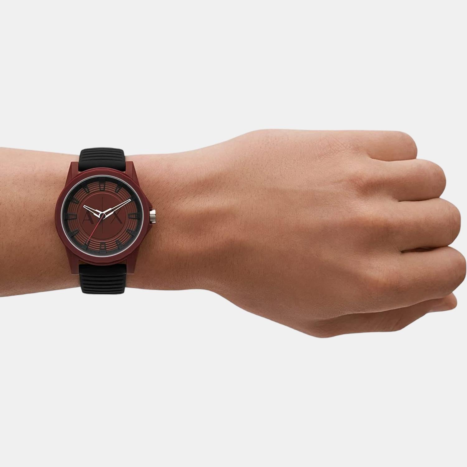 Armani Exchange Resin Round watch