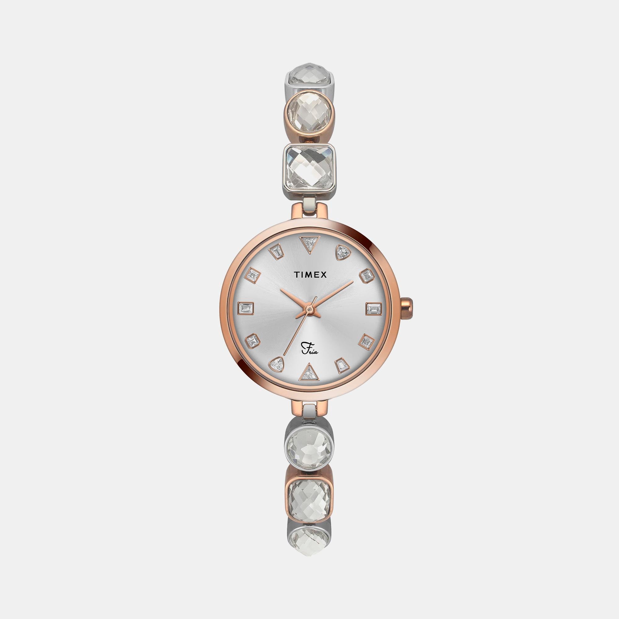 Timex Round White Analog watch