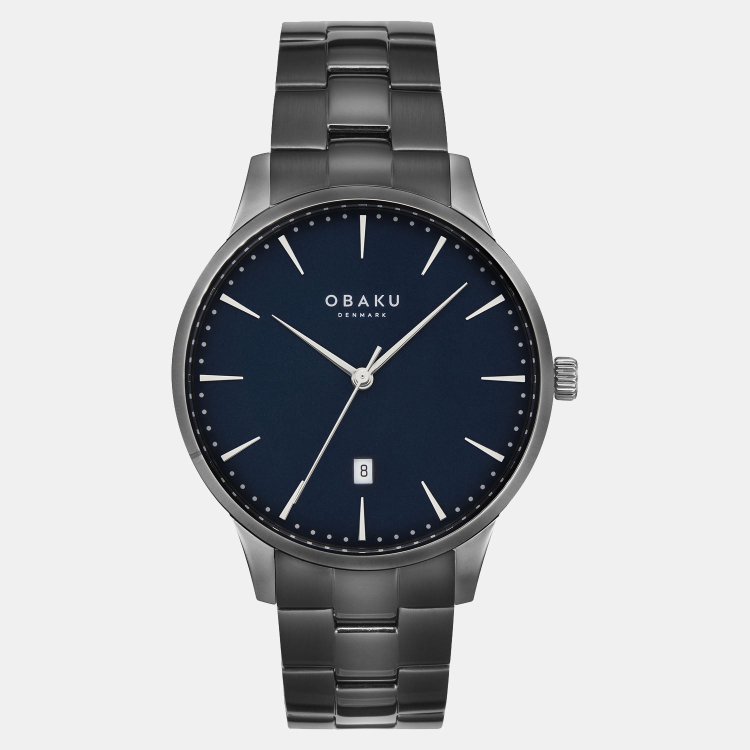 Obaku Round Black Analog watch