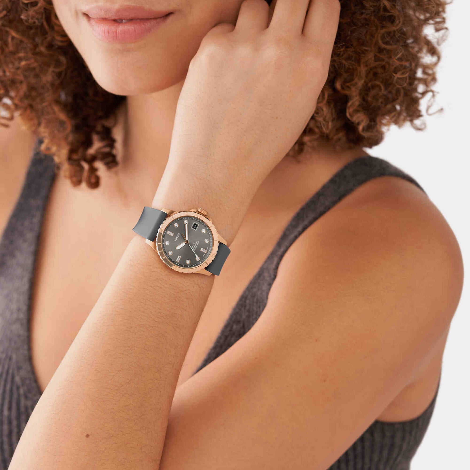 Fossil Women Round Grey watch