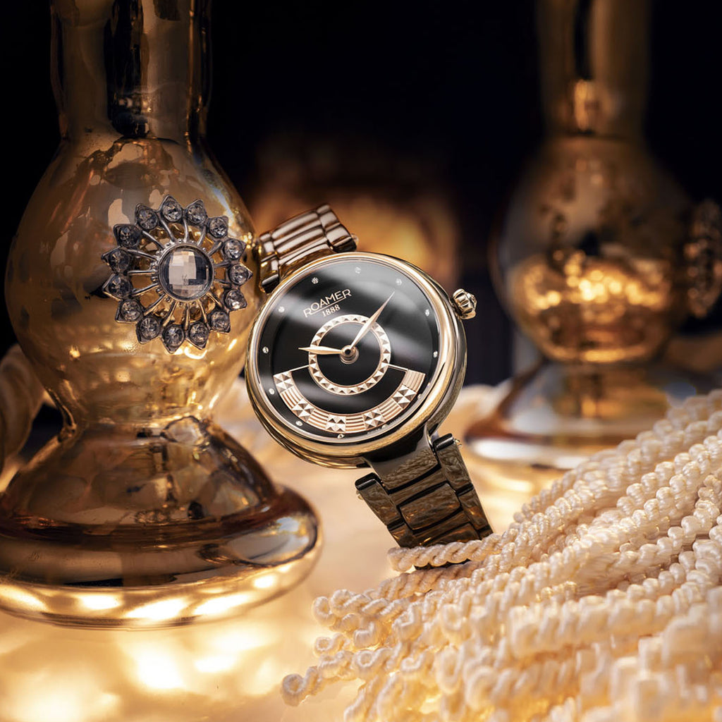 Lady Mermaid Women Quartz Grey Dial Analog Stainless Steel Watch 602857 43 60 50