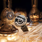 Lady Mermaid Women Quartz Grey Dial Analog Stainless Steel Watch 602857 43 60 50