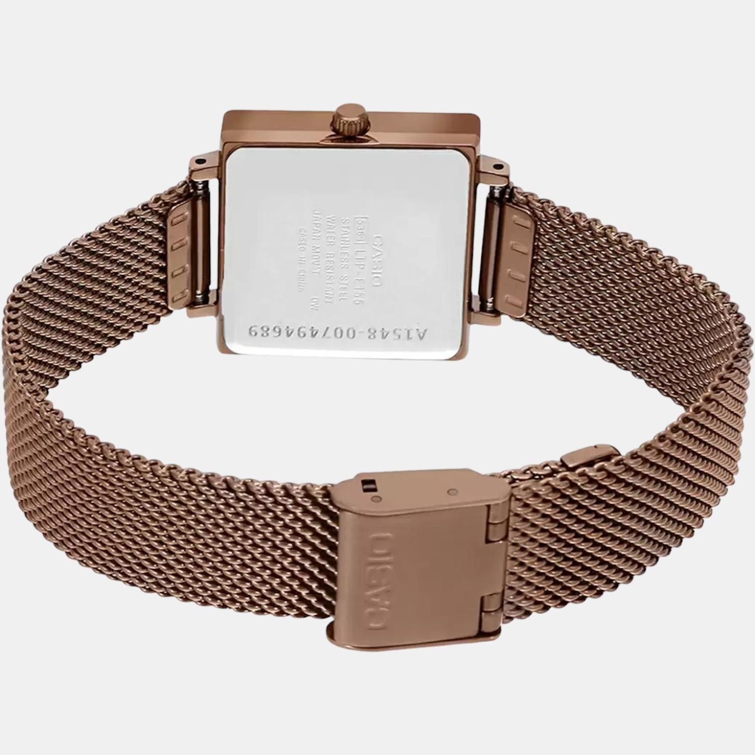 Casio Stainless Steel Rose Gold watch