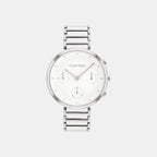 Calvin Klein Round White Chronograph watch