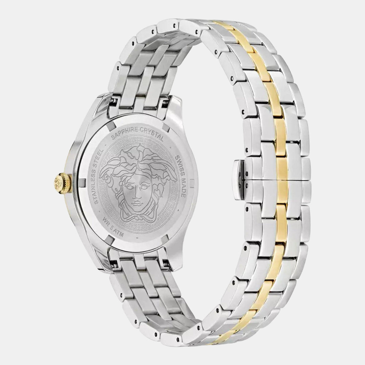Greca Women Quartz Green Dial Analog Stainless Steel Watch VE6C00423