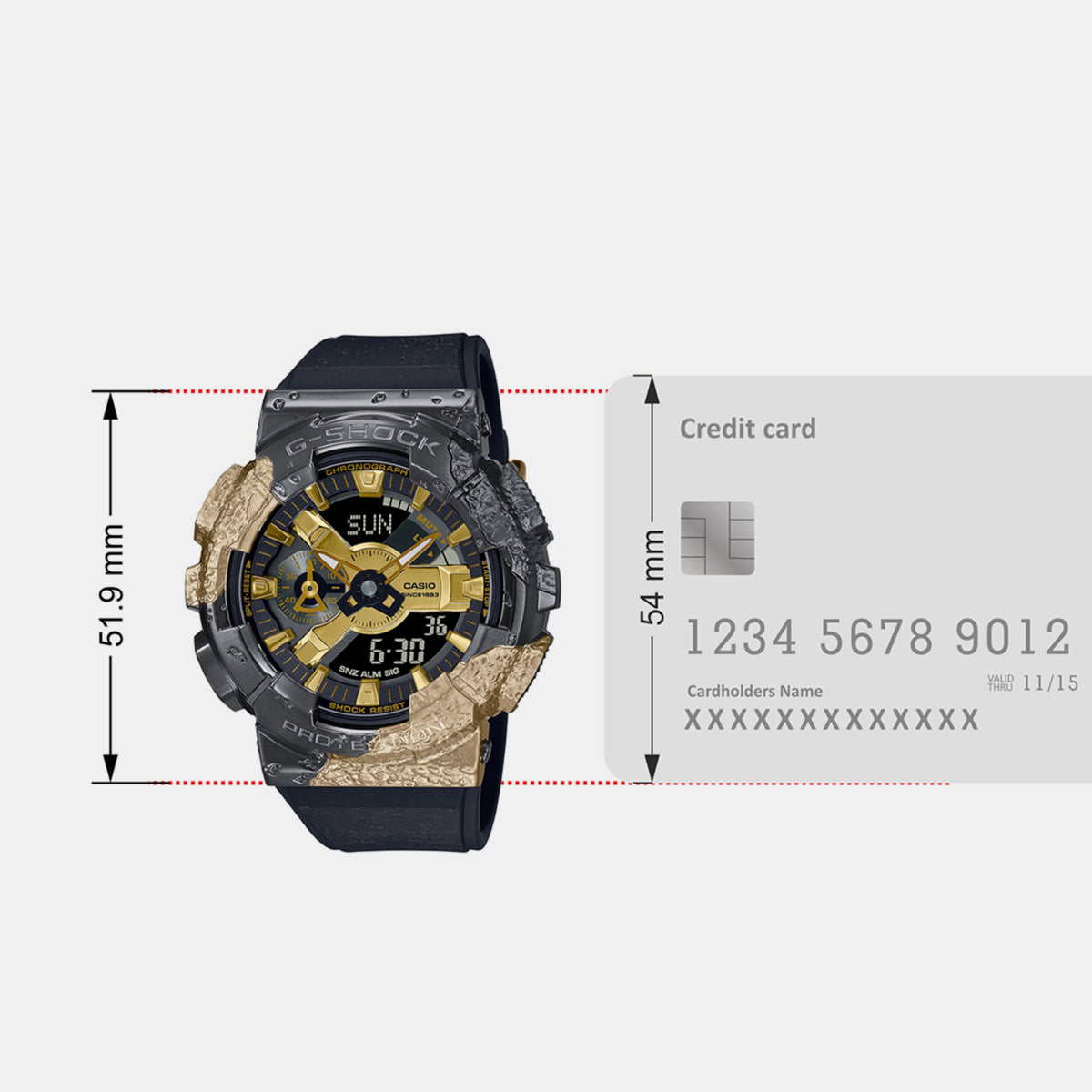 Casio 51 mm Black Quartz watch