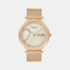 Obaku Round Beige Analog watch