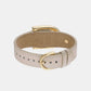 Women's Gold Analog Leather Watch ES5280