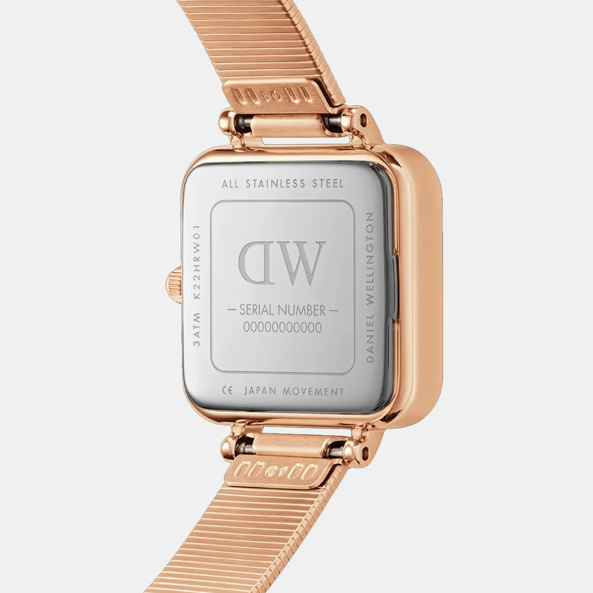 Daniel Wellington Stainless Steel Square watch