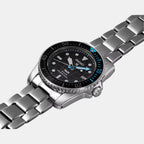 Seiko Men Round Black watch