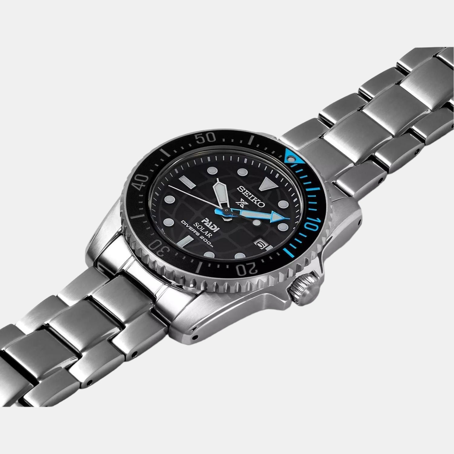 Seiko Men Round Black watch