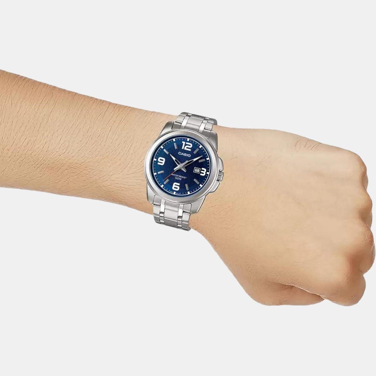 Casio Stainless Steel Blue watch