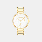 Calvin Klein Round White Chronograph watch