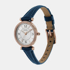 Fossil Women Round Silver watch