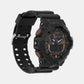 Casio Men Round Black watch