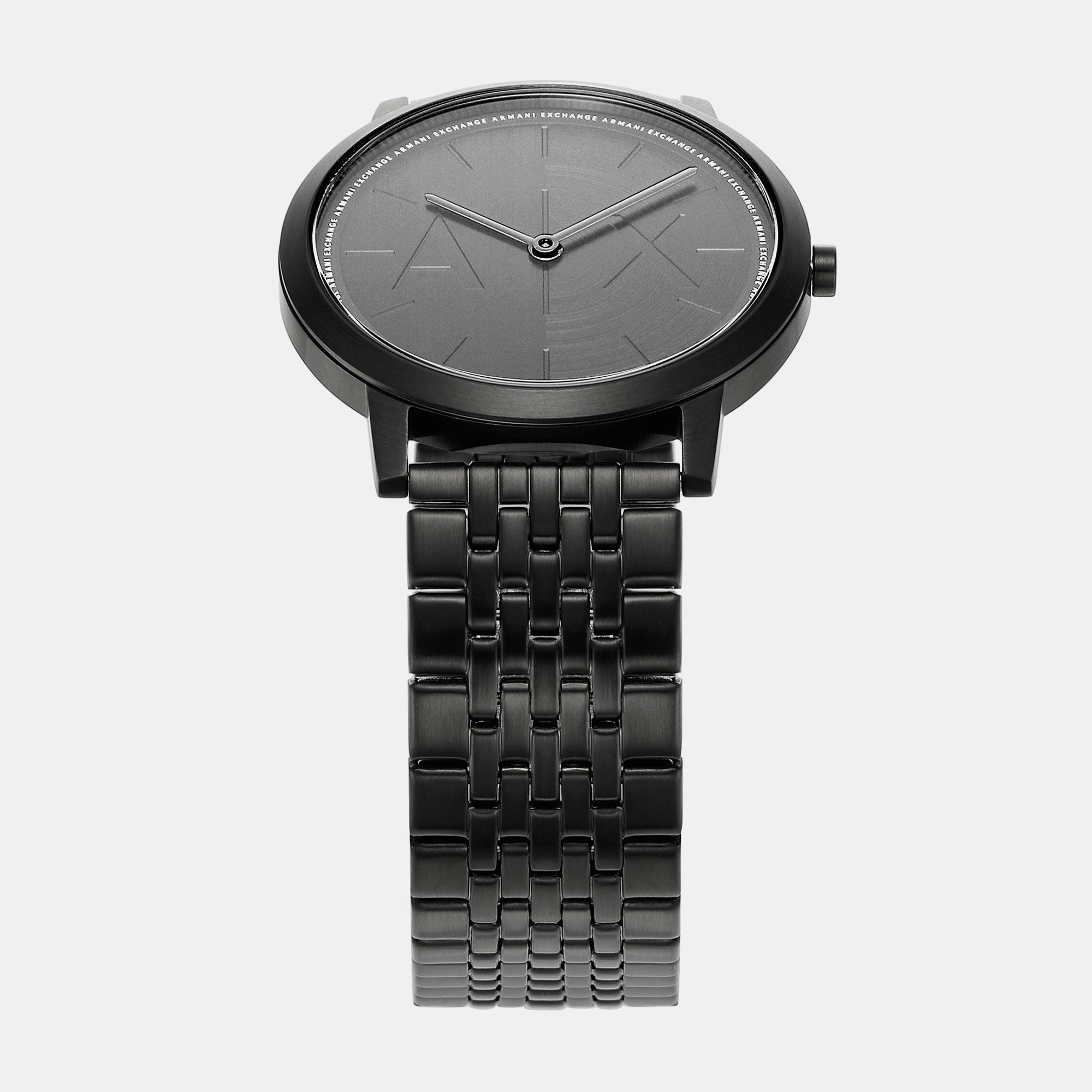 Male Black Analog Stainless Steel Watch AX2872 – Just In Time