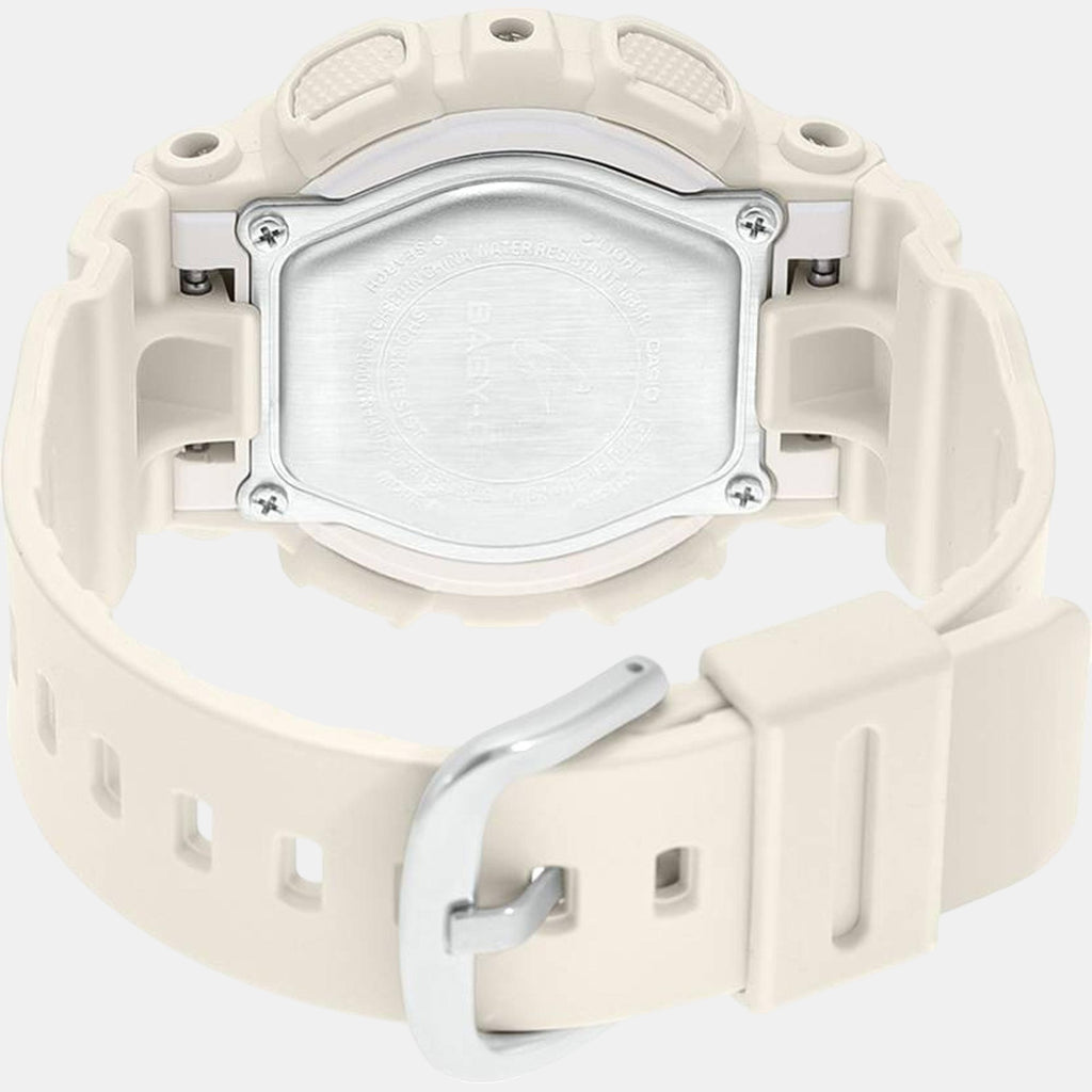 Baby-G Men Quartz White Dial Analog-Digital Resin Watch B228