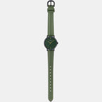 Casio Leather Green watch