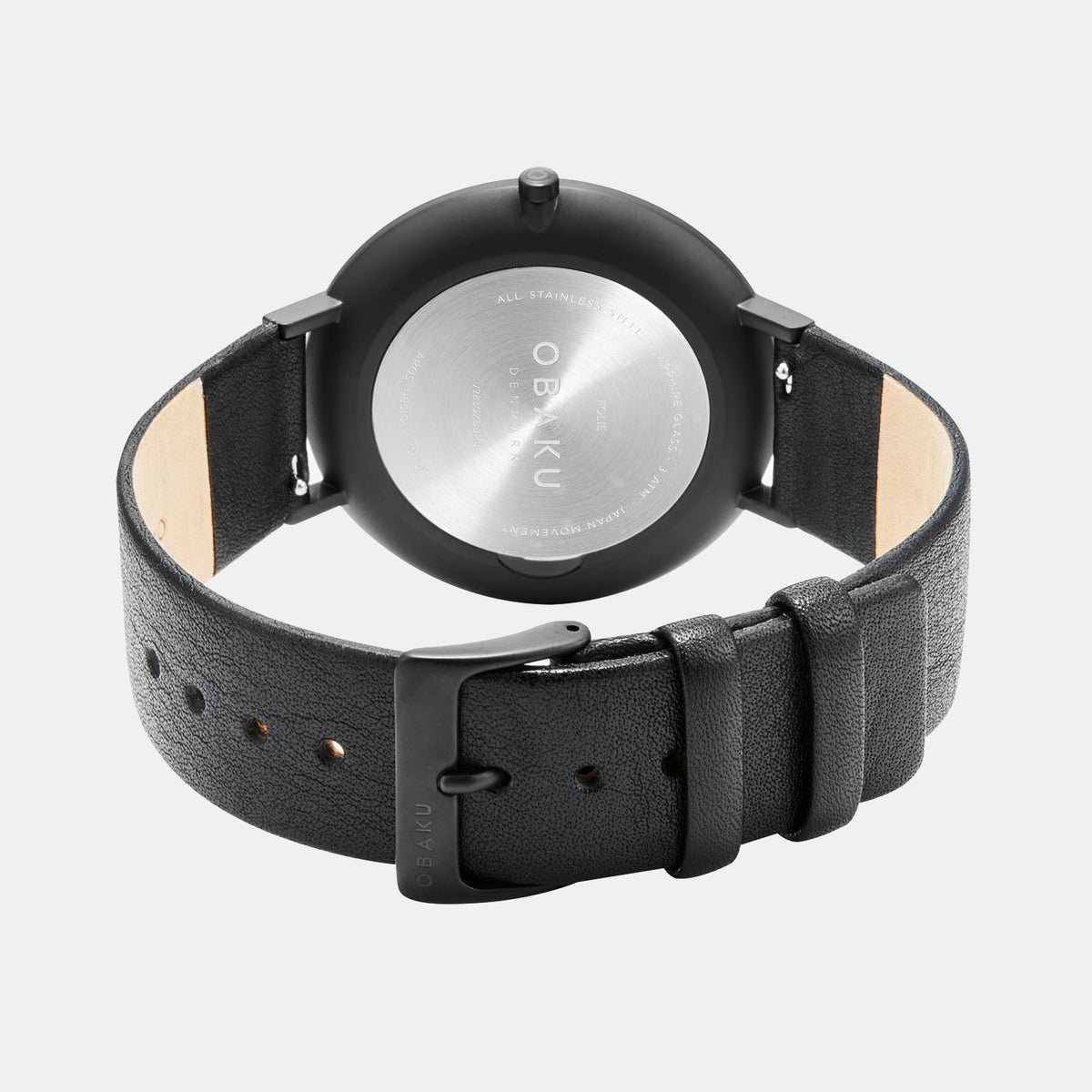 Obaku Stainless Steel Round watch