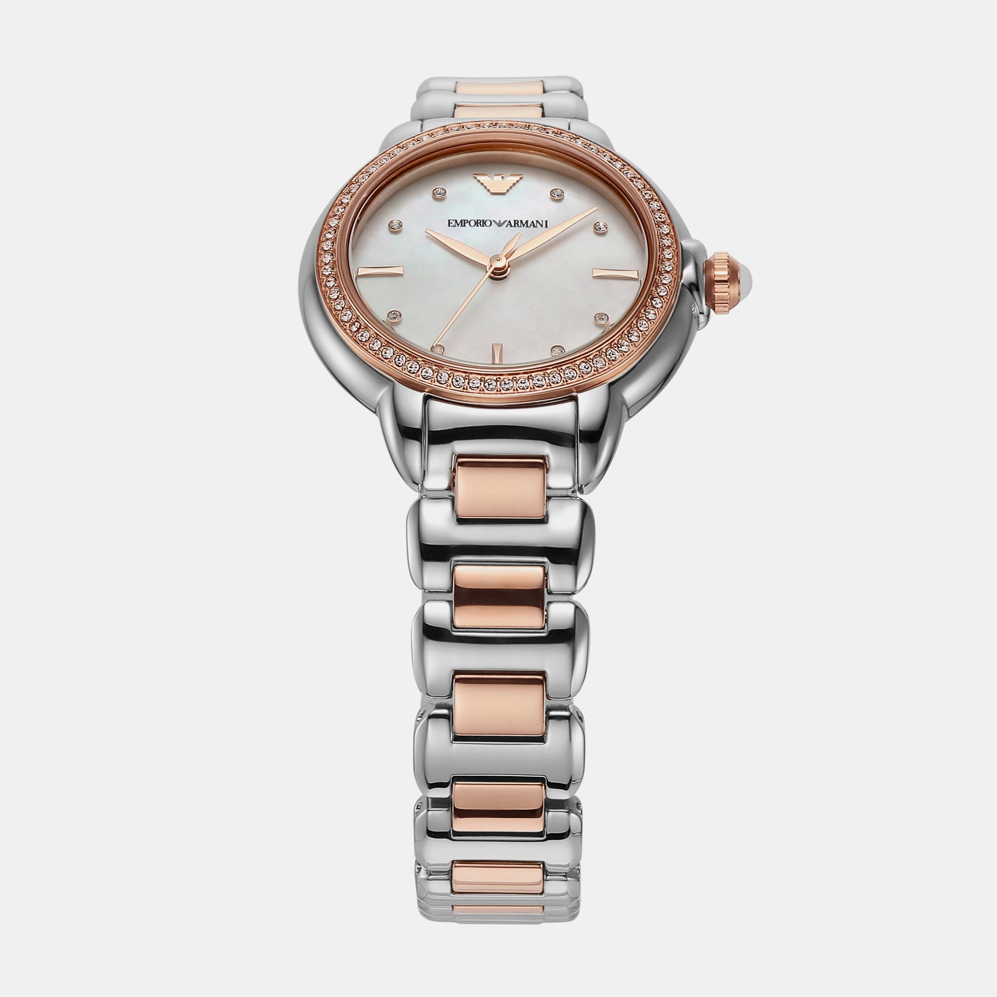 Female Mother Of Pearl Analog Stainless Steel Watch AR11569 – Just