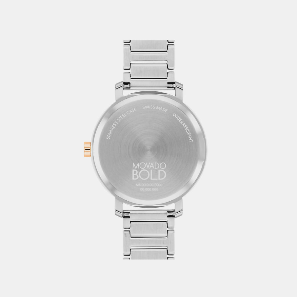 Movado Women Round Silver watch
