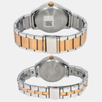 Fashion Couple Quartz Silver Dial Multi-Function Stainless Steel Watch TW00PR291