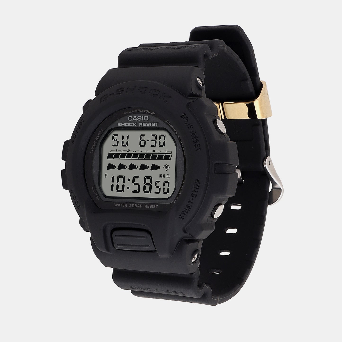 G-Shock Black Men's Digital Resin Watch G1409 - DW-6640RE-1DR