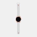 Women Processor Black Dial Digital Silicone Watch MKT5153