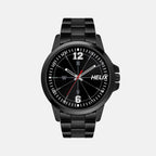 Helix Round Black Analog watch