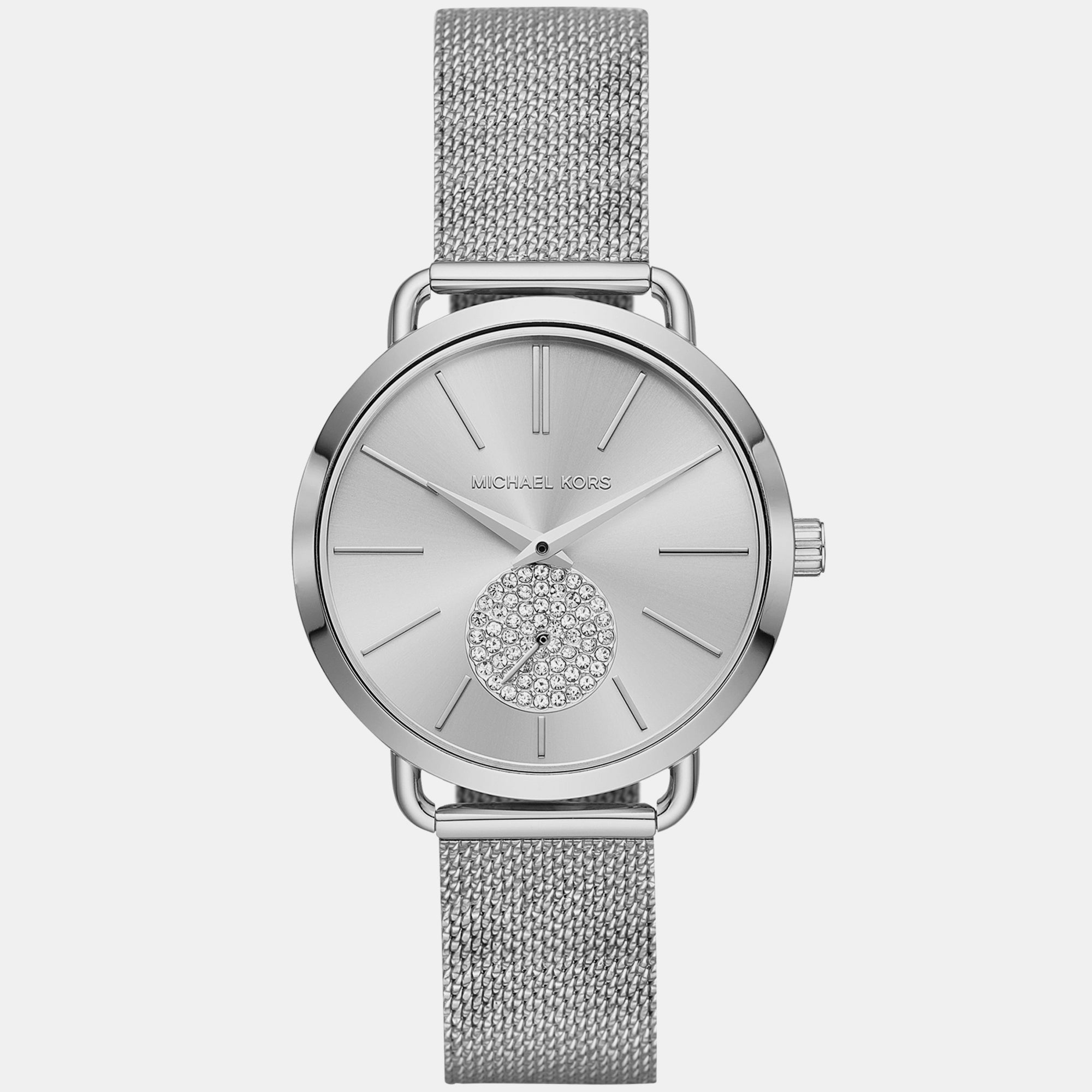 Michael Kors Women Round Silver watch