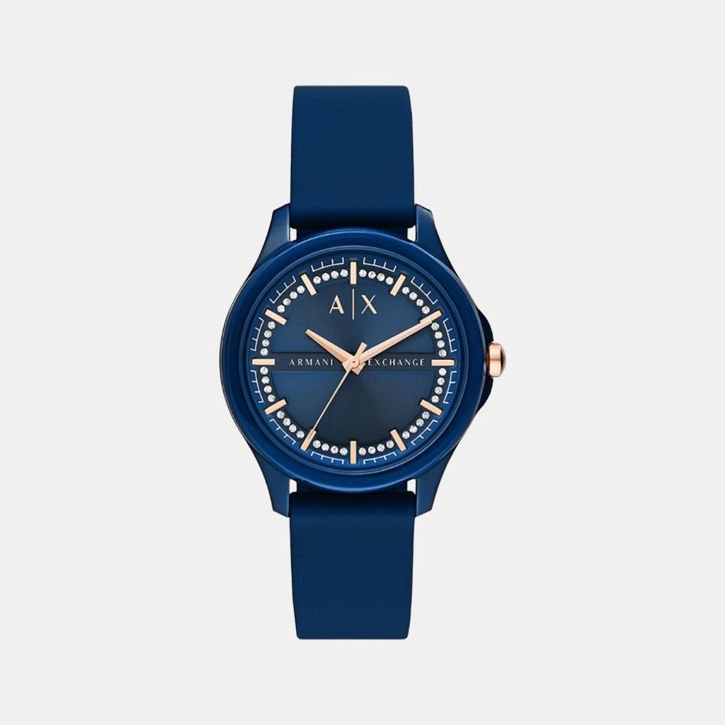 Armani Exchange Round Blue Analog watch