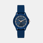 Armani Exchange Round Blue Analog watch