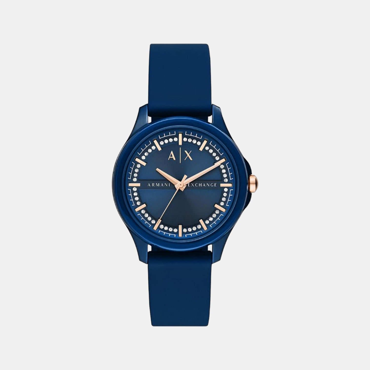 Armani Exchange Round Blue Analog watch