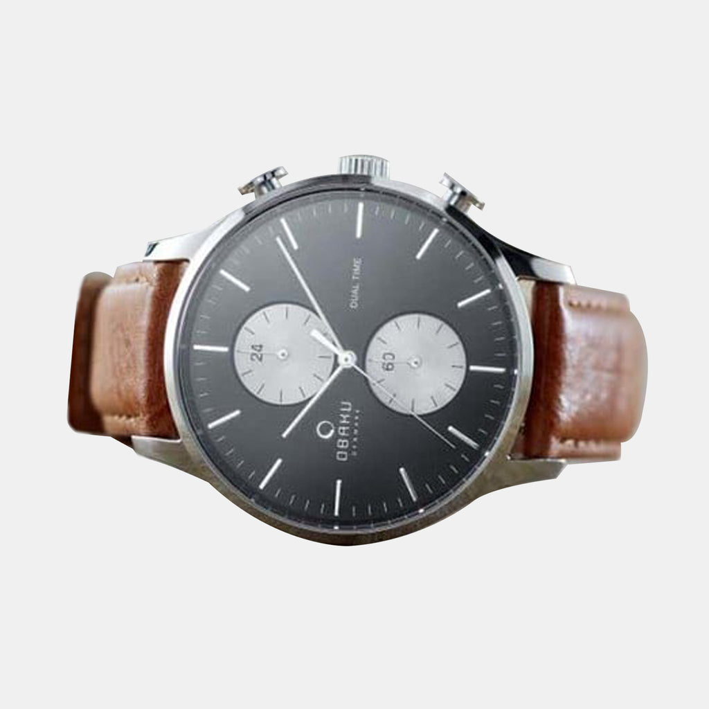 Obaku Stainless Steel Round watch