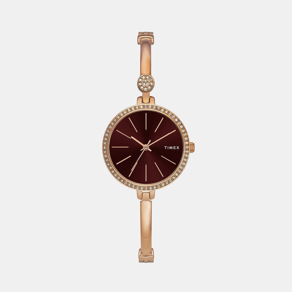 Timex Round Brown Analog watch