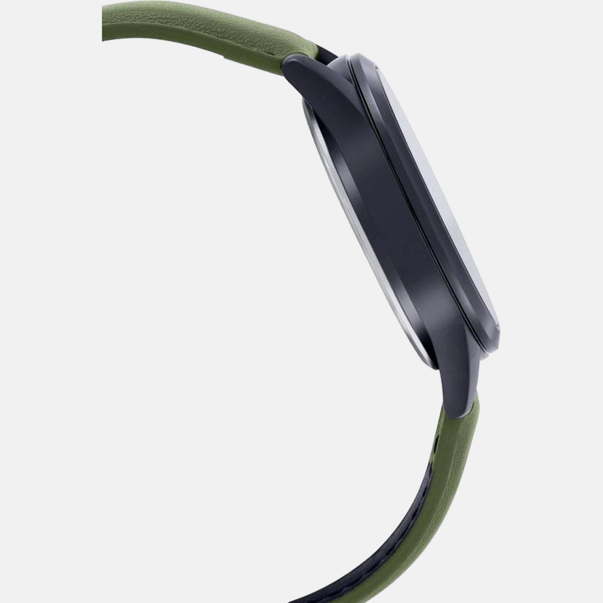 Enticer Men Quartz Green Dial Analog Leather Watch A1945