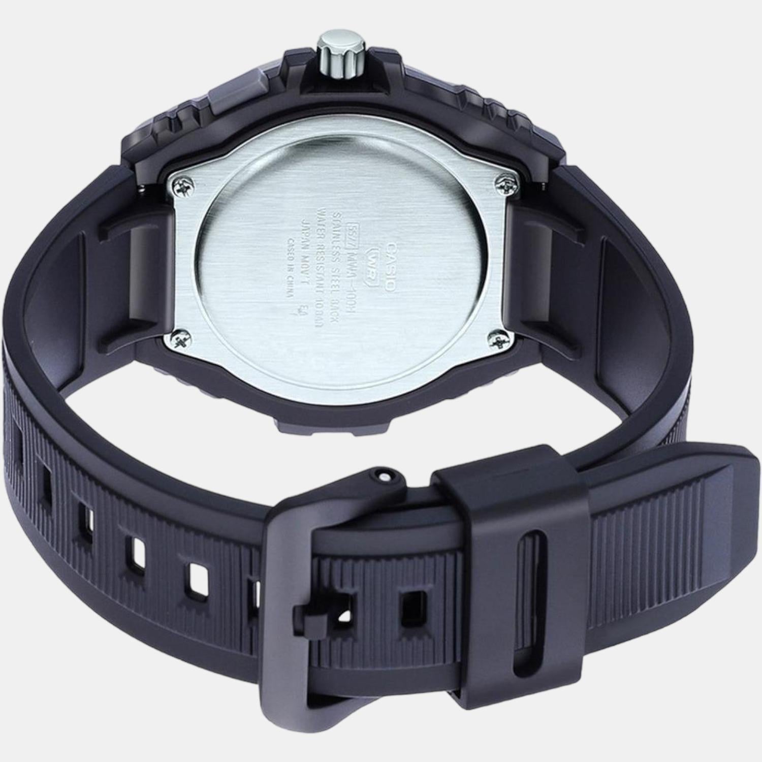 Casio Men Round Black watch