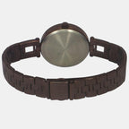 Women Quartz Brown Dial Analog Stainless Steel Watch TWEL16603