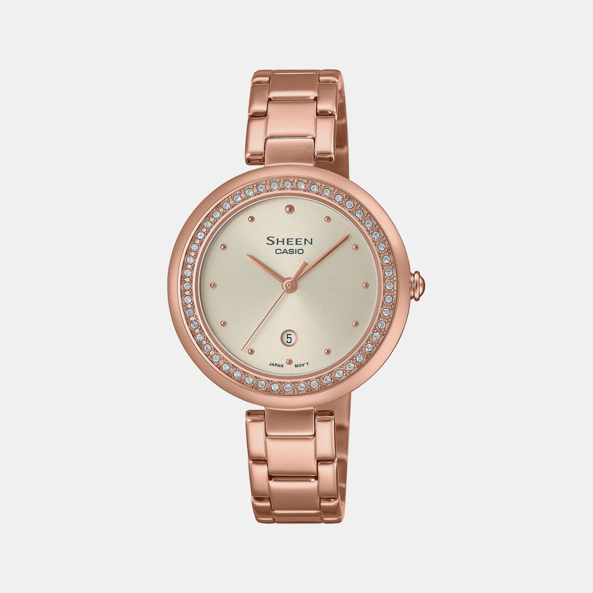 Casio Round Silver Analog watch