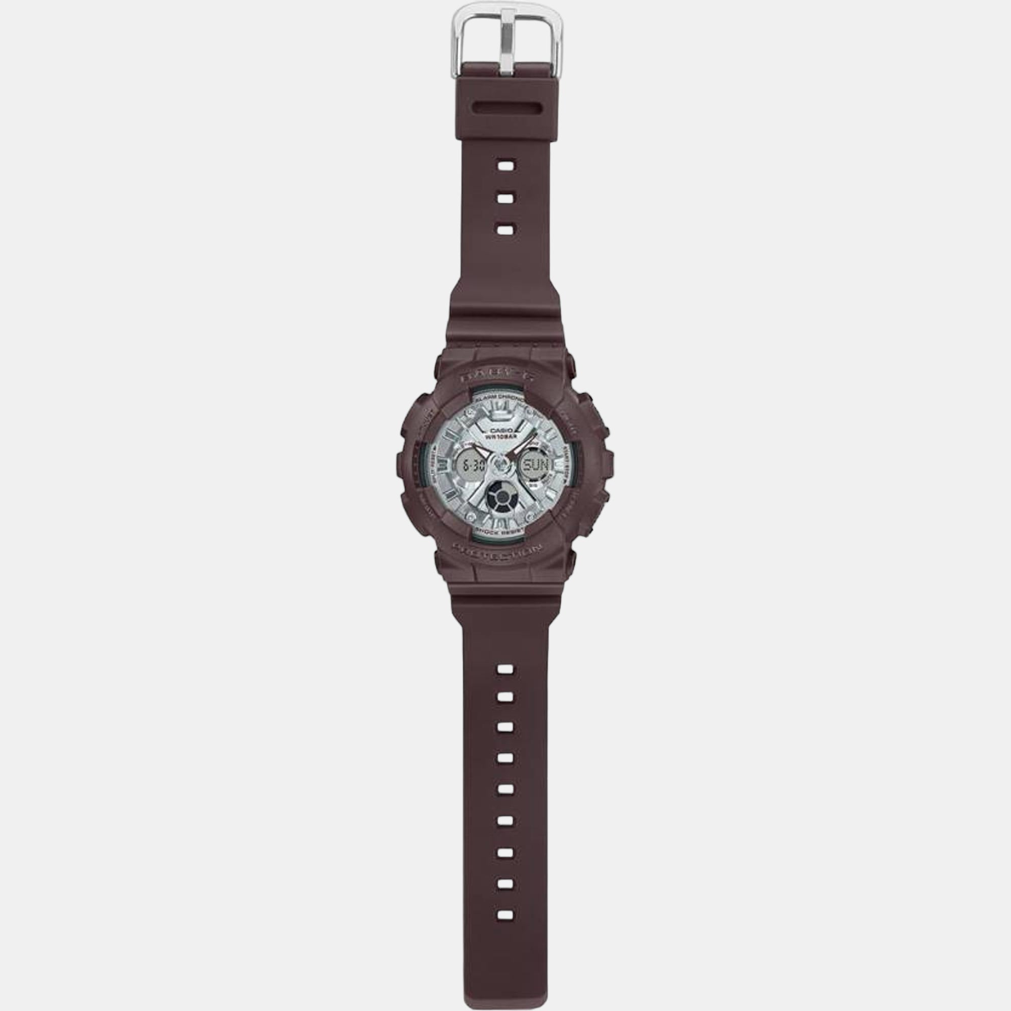 Baby-G Women Quartz Silver Dial Analog-Digital Resin Watch B229