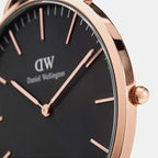 Daniel Wellington Leather Black watch